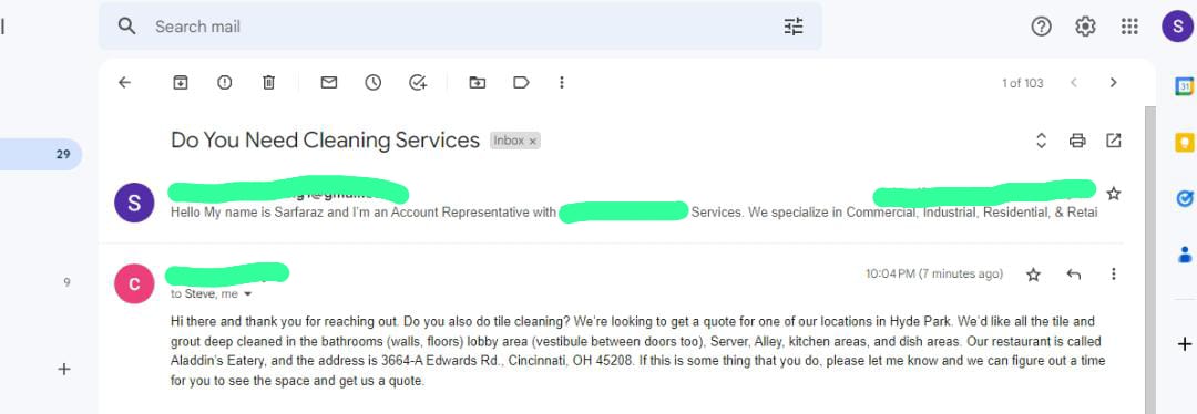 Real lead response 7