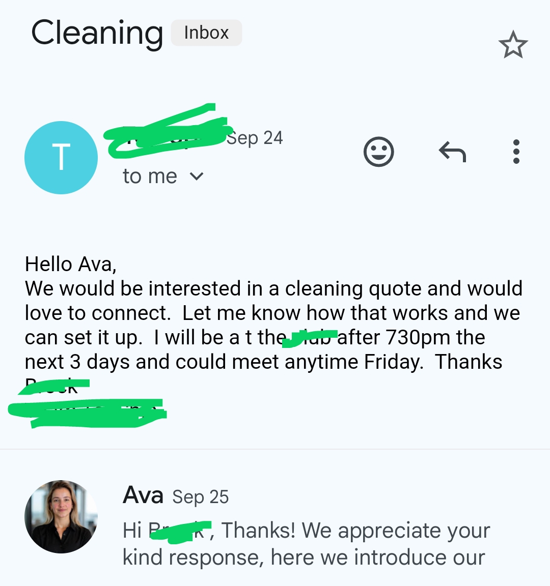 Real lead response 4