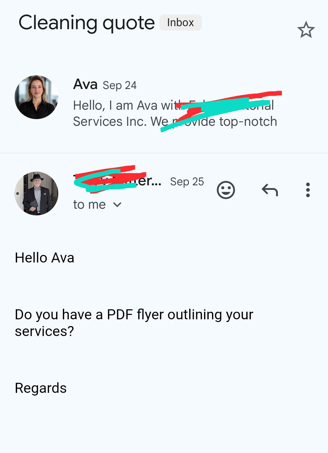 Real lead response 3