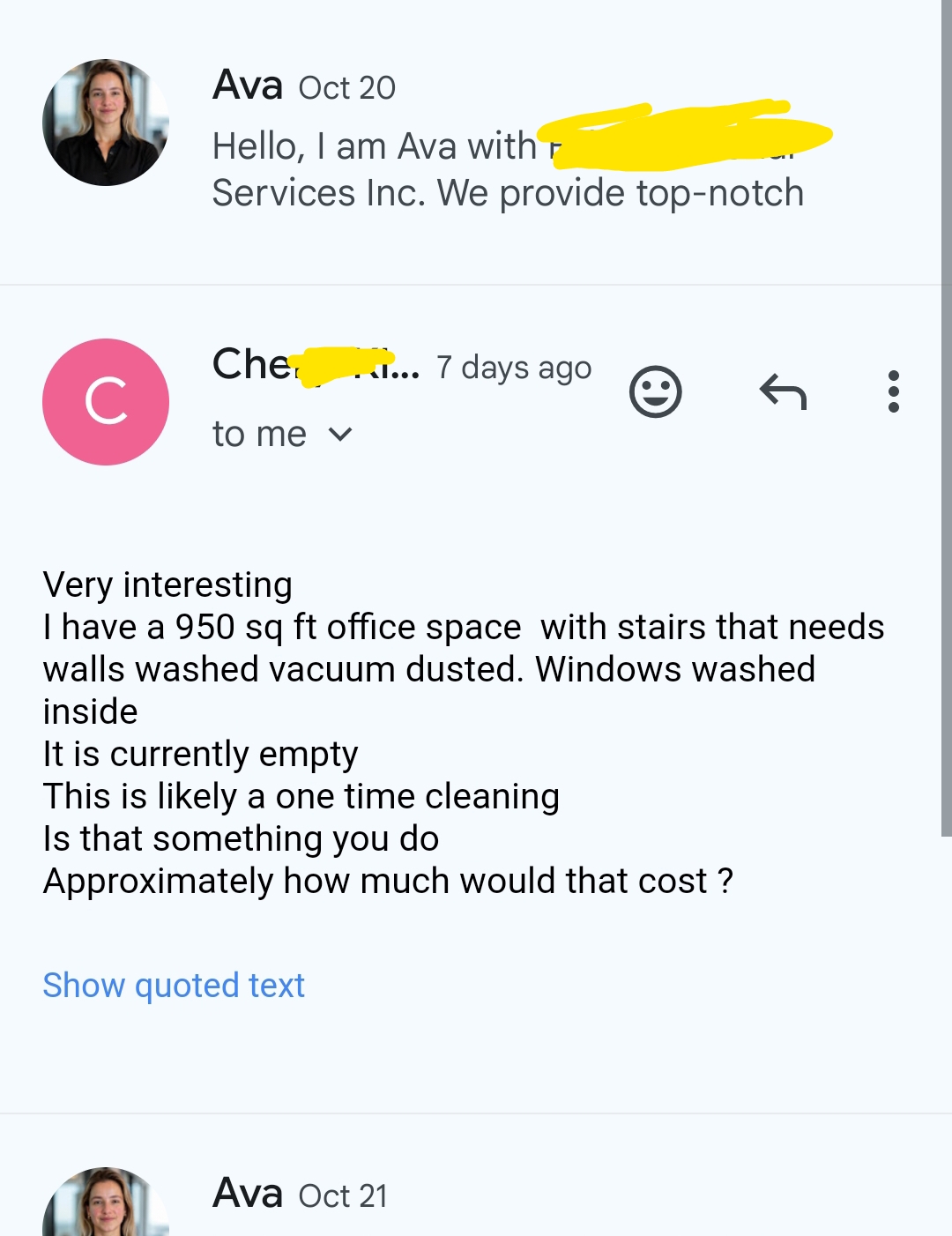 Real lead response 1